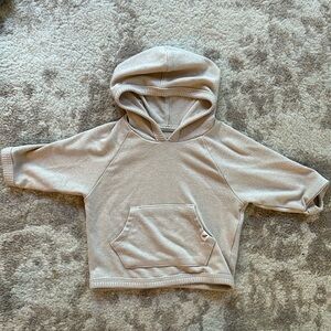 Cream soft hoodie